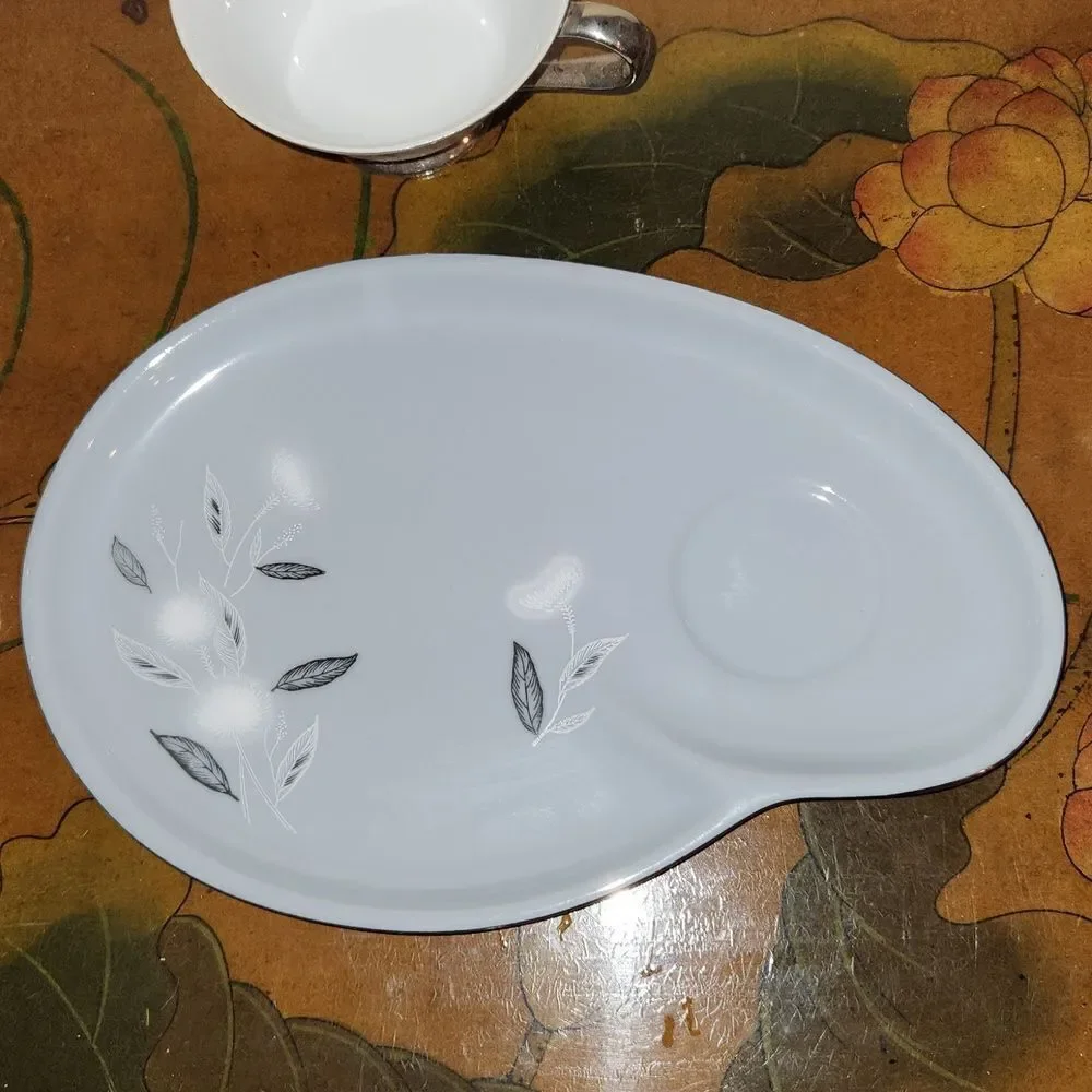 Sapphire by Deville Snack Plate and Footed Cup
